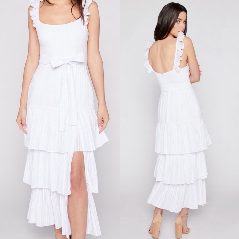 Likely Charlotte Tiered Ruffle Dress